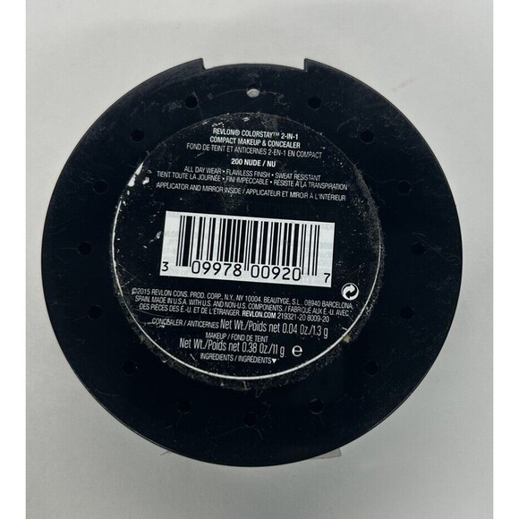 Revlon ColorStay 2-In-1 Compact Makeup Concealer 200 Nude - Picture 2 of 3